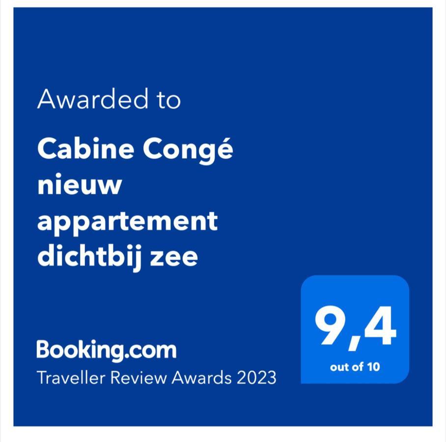 Cabine Conge Nieuw Appartement Dichtbij Zee Oostende Exterior foto